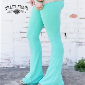Turquoise bell air bottoms